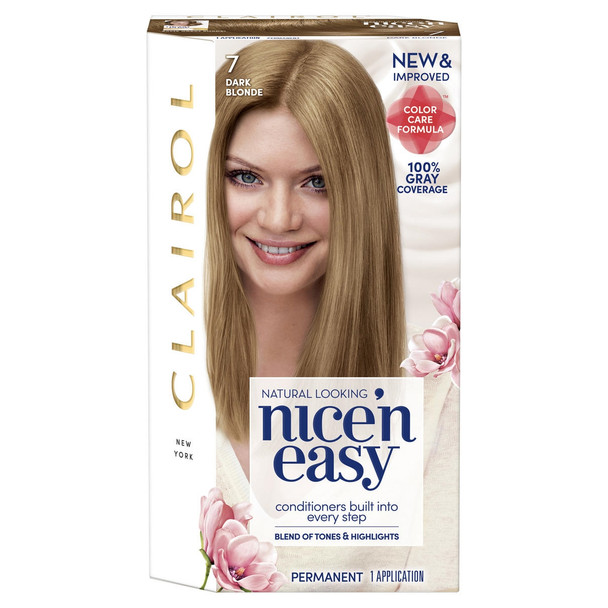 Clairol Nice 'N Easy Permanent Haircolor 7 Dark Blonde