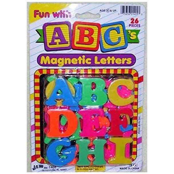 Magnetic Numbers/Letters,  - 1 pkg