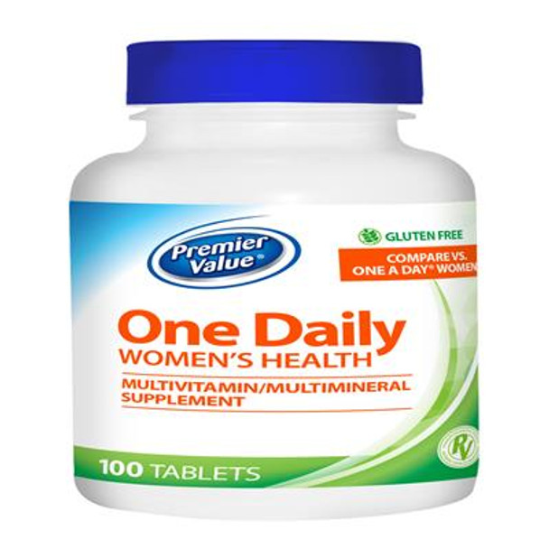 Premier Value One Daily Women's Health Multivitamin - Tablet 100ct