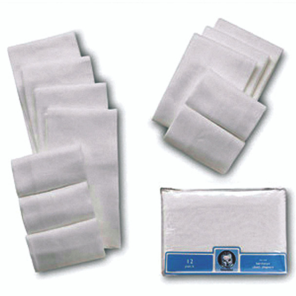 Birdseye Flatfold Diapers - White, 24.5x27"