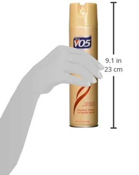VO5 Hair Spray Brush Out Crystal Clear Aerosol - 8.5 oz