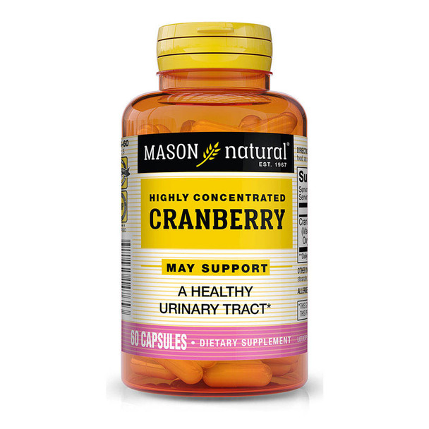 Mason Vitamins Natural Cranberry Capsules - 60ct