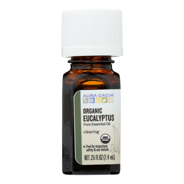 Aura Cacia Organic Eucalyptus - .25 Oz