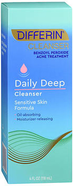 Differin Daily Deep Cleanser Sensitive Skin Formula - 4 oz