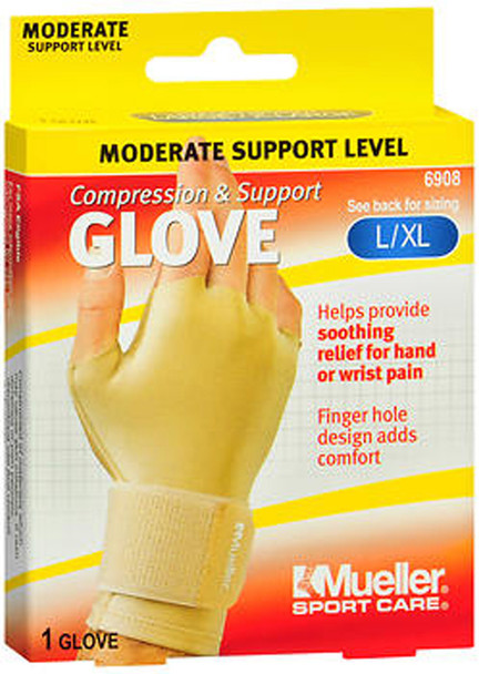 Mueller Sport Care Compression & Support Glove L/XL 6908 - 1 Glove