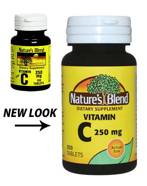 Nature's Blend Vitamin C 250 mg - 100 Tablets