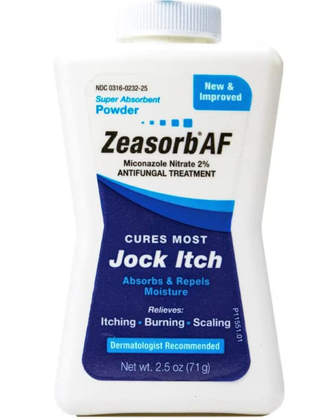 Zeasorb AF Antifungal Treatment Super Absorbent Powder - 2.5 oz