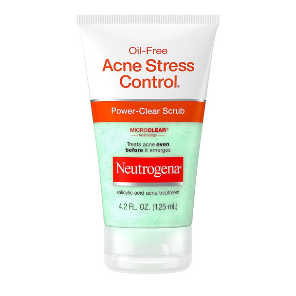 Neutrogena Oil-Free Acne Stress Control, Power-Clear Scrub -  4.2 oz