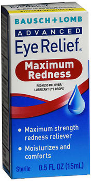 Bausch + Lomb Advanced Eye Relief Drops Maximum Redness - 0.5 oz