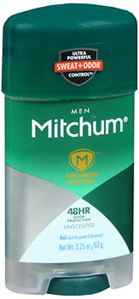 Mitchum Men Advanced Control Anti-Perspirant & Deodorant Gel Unscented - 2.25 oz