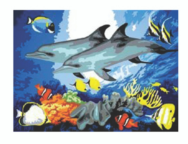 Royal & Langnickel Paint by Number Junior Activity Kit - Dolphins