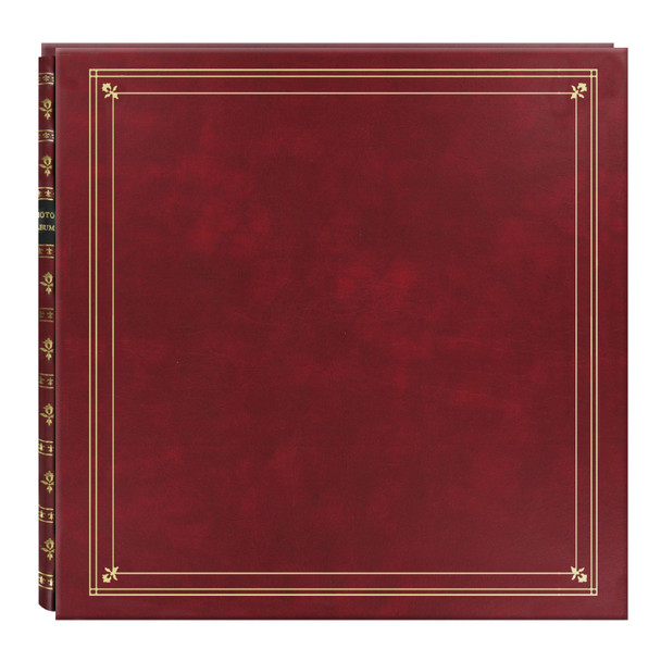Pioneer 300 Pocket Post Bound Black Leatherette Cover Photo Album for 4"x6" Prints - Assorted colors