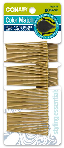 Conair - Bobby Pins 90 ct Blonde