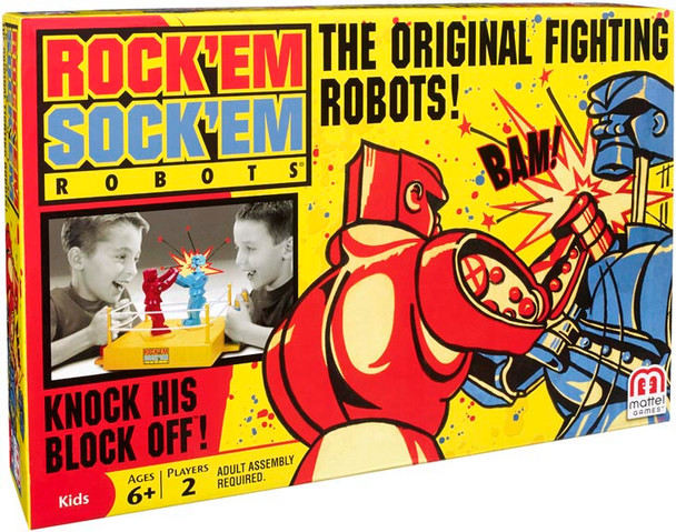 Mattel  Rockem Sockem Robots Game