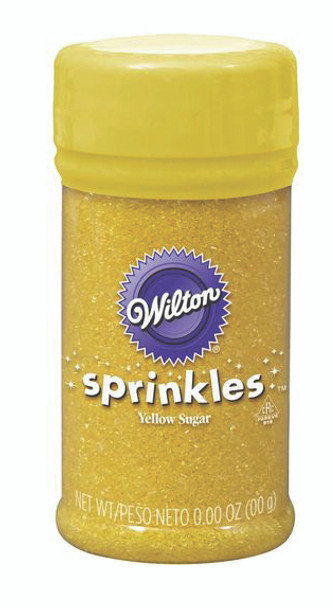 Wilton's Sprinkles-Colored Sugar, Yellow, 3.25 oz