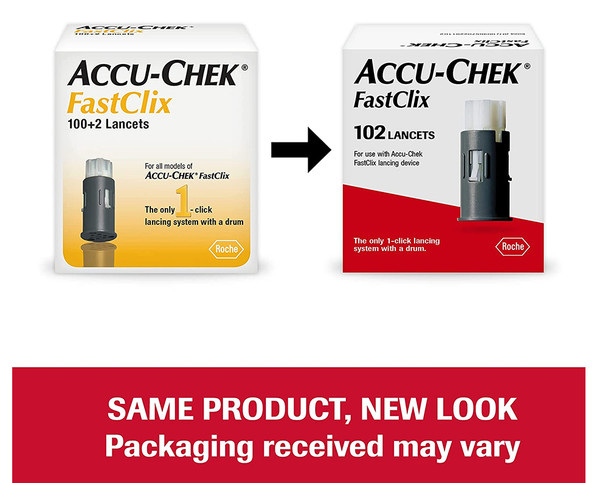 Accu-Chek FastClix Lancets - 102 ct