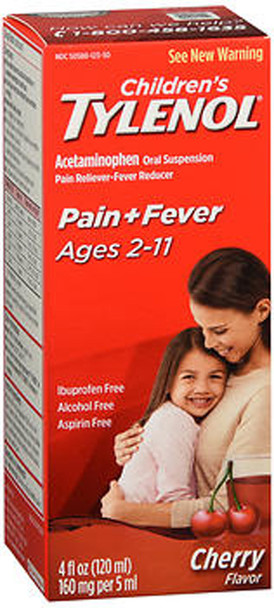 Tylenol Children's Pain & Fever Oral Suspension Cherry Blast Flavor - 4 oz