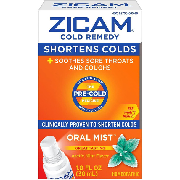 Zicam Cold Remedy Plus Oral Mist Arctic Mint - 1 oz