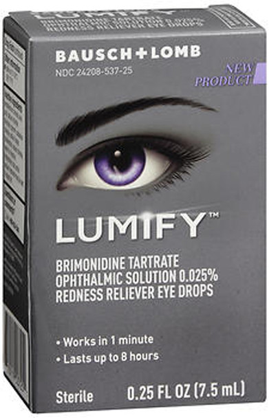 Bausch + Lomb Lumify Redness Reliever Eye Drops - 7.5ml