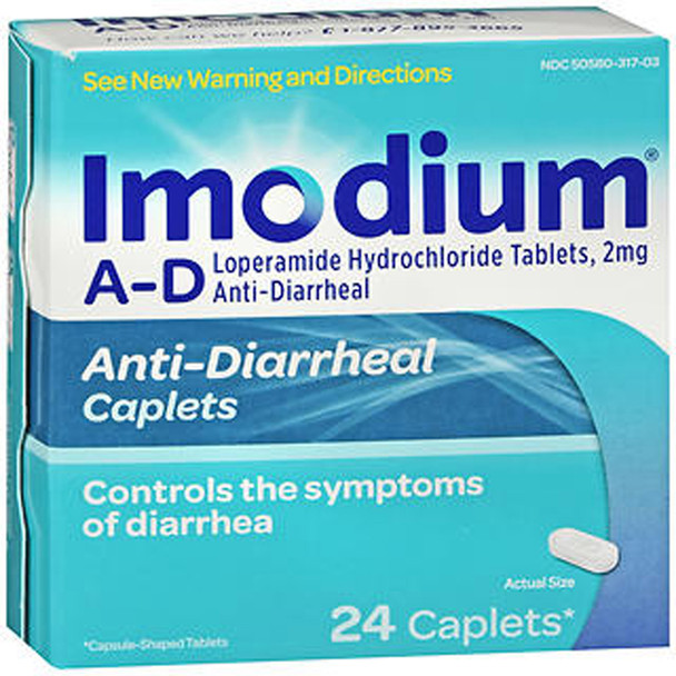 Imodium A-D Caplets - 24 ct
