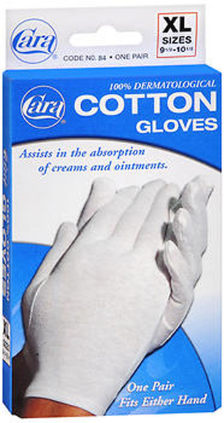 Cara 100% Dermatological Cotton Gloves XL - 1 Pr