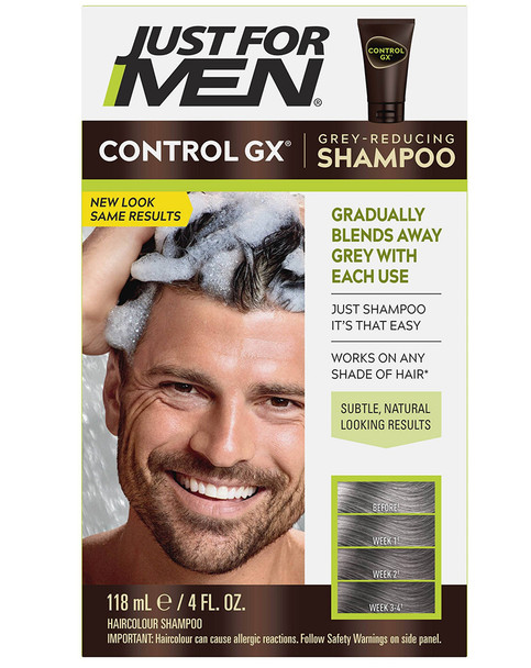 Just for Men ControlGX Grey Reducing Shampoo - 4 oz