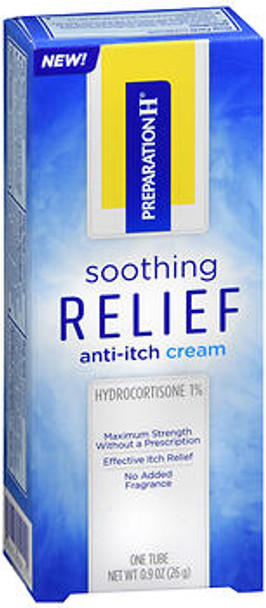 Preparation H Soothing Relief Anti-Itch Cream - 0.9 oz