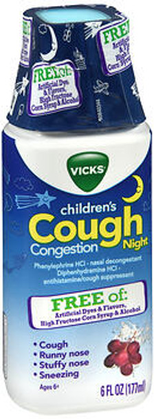 VICKS CHILD COUGH CONG NGHT 6Z