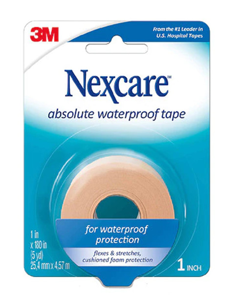 Nexcare Absolute Waterproof Tape 1 Inch X 180 Inches