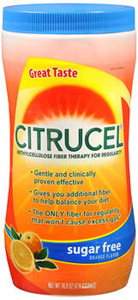 Citrucel Powder Sugar-Free Orange Flavor - 16.9 oz
