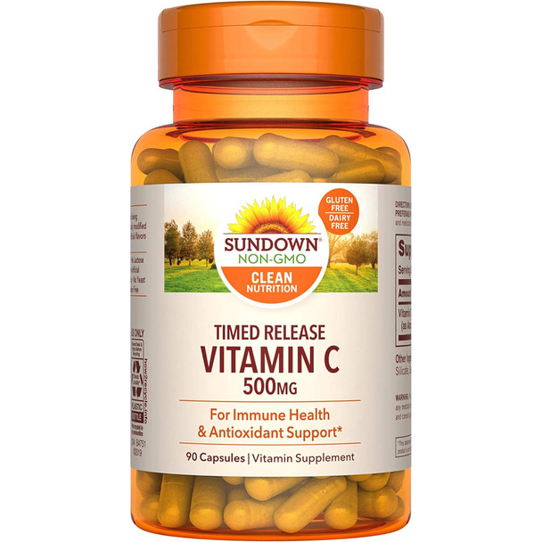 Sundown Naturals Vitamin C 500 mg Timed Release Capsules - 90 ct