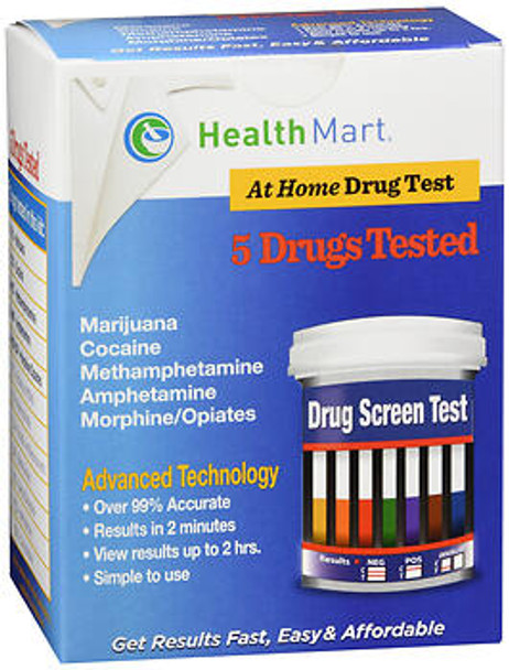 Health Mart 5 Panel At Home Drug Test  - Each