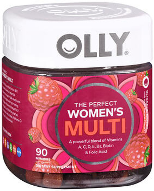 Olly The Perfect Women's Multi Gummies Blissful Berry - 90 ct