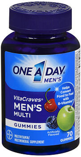 One A Day VitaCraves Men's Multi Gummies - 80 ct