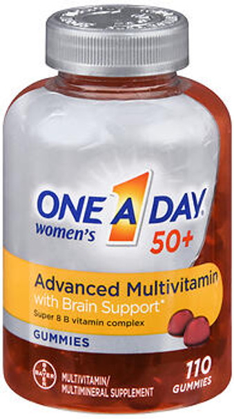 One A Day Advanced Multivitamin Women's 50+ Gummies - 110 ct