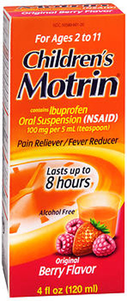 Motrin Children's Ibuprofen Oral Suspension Original Berry Flavor - 4 oz