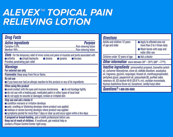 Bayer AleveX Pain Relieving Lotion Max Strength Menthol - 2.7 oz