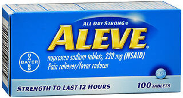 Aleve Pain Reliever/Fever Reducer Tablets - 90 Tablets