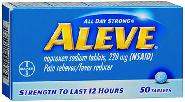 Aleve Pain and Fever Reducer Tablets - 50 ct