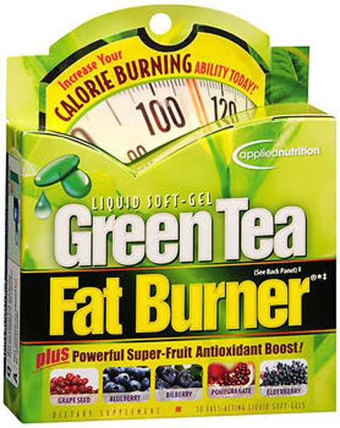 Applied Nutrition Green Tea Fat Burner Liquid Soft-Gels - 30 ct