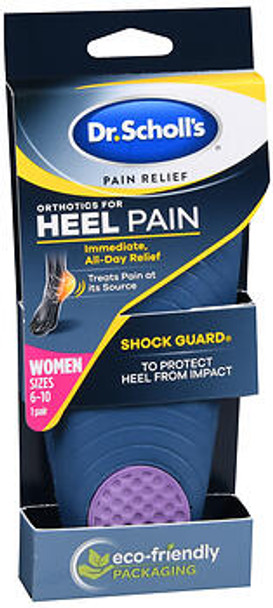 Dr. Scholl's Orthotics for Heel Pain Women's Sizes 6-10 - 1 pr