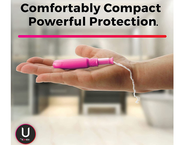 U by Kotex Click Compact Tampons Unscented Regular Absorbency - 16 ct