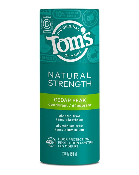 Tom's of Maine Natural Strength Deodorant Cedar Peak - 2 oz