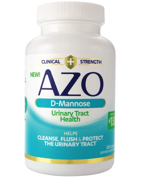 AZO D-Mannose Urinary Tract Health Capsules - 120 ct