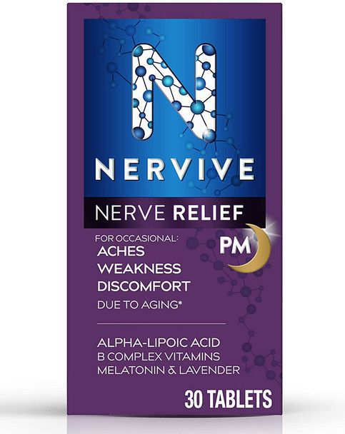 Nervive Nerve Relief PM Dietary Supplement - 30 ct