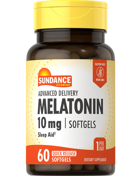 Sundance Vitamins Advanced Delivery Melatonin Quick Release Softgels - 60 ct