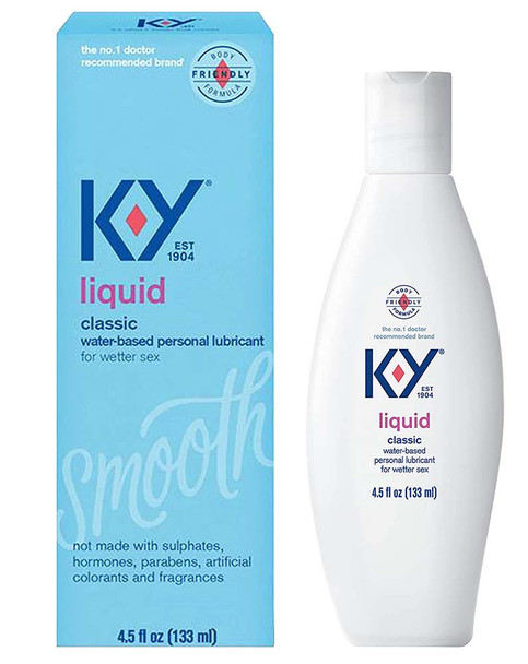 K-Y Liquid Classic Water-Based Personal Lubricant - 4.5 oz