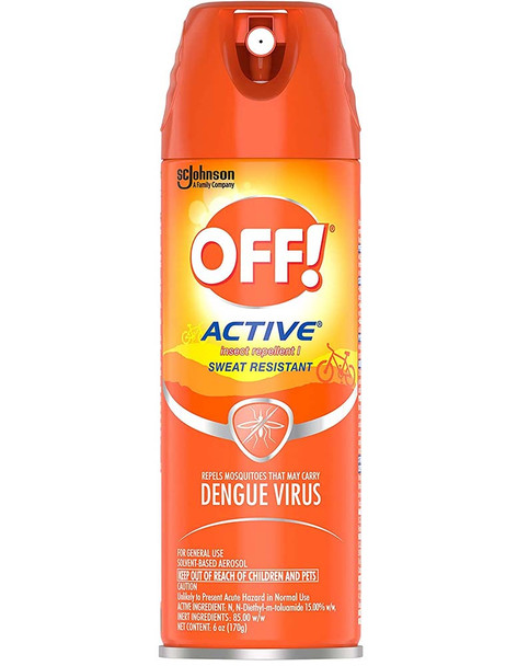 Off! Active Insect Repellent, Sweat Resistant - 6 oz