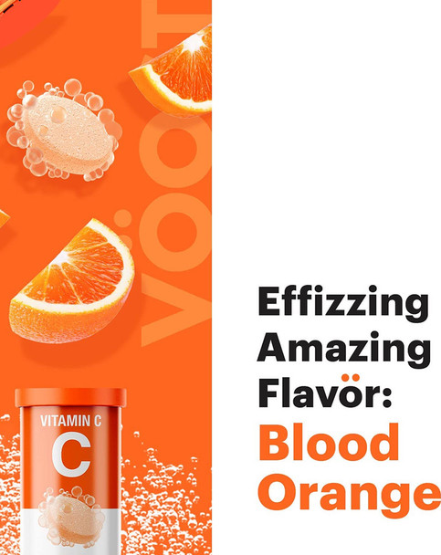 VOOST Effervescent Vitamin C Drink Tablet,  Blood Orange Flavor - 20 ct