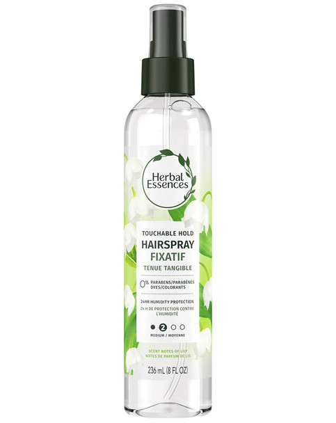 Herbal Essences Touchable Hold Hairspray, Fixatif - 8 oz